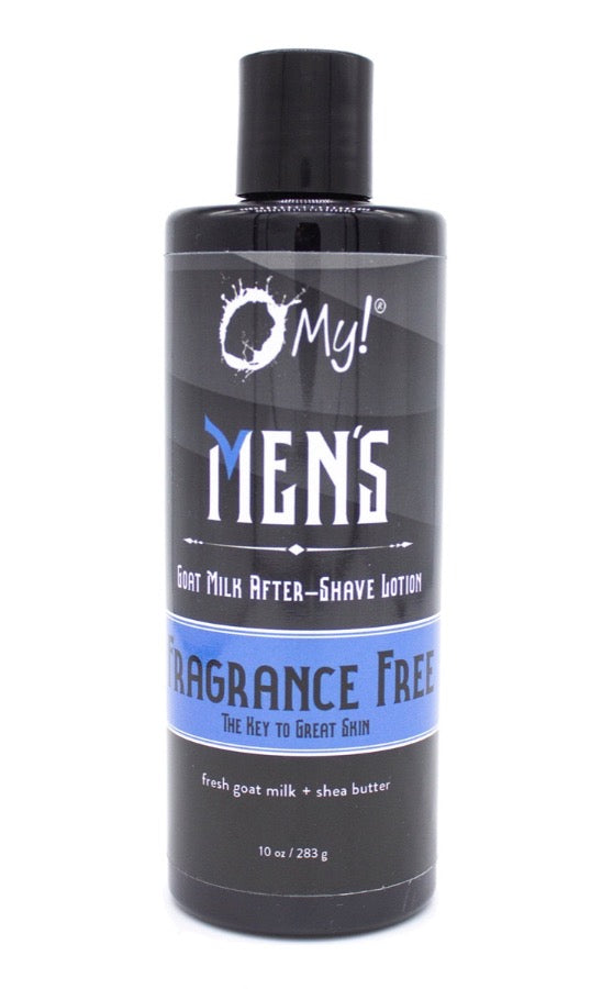 O My! Men's Goat Milk After-Shave Lotion - Fragrance Free