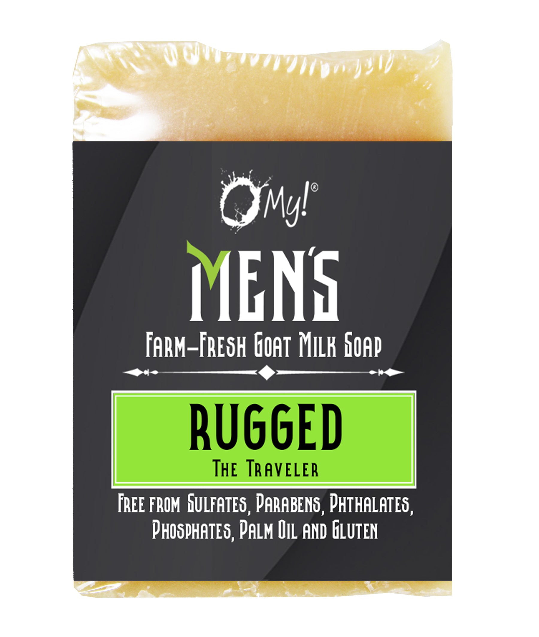 O My! Goat Milk Traveler Soap Bar Men's Rugged