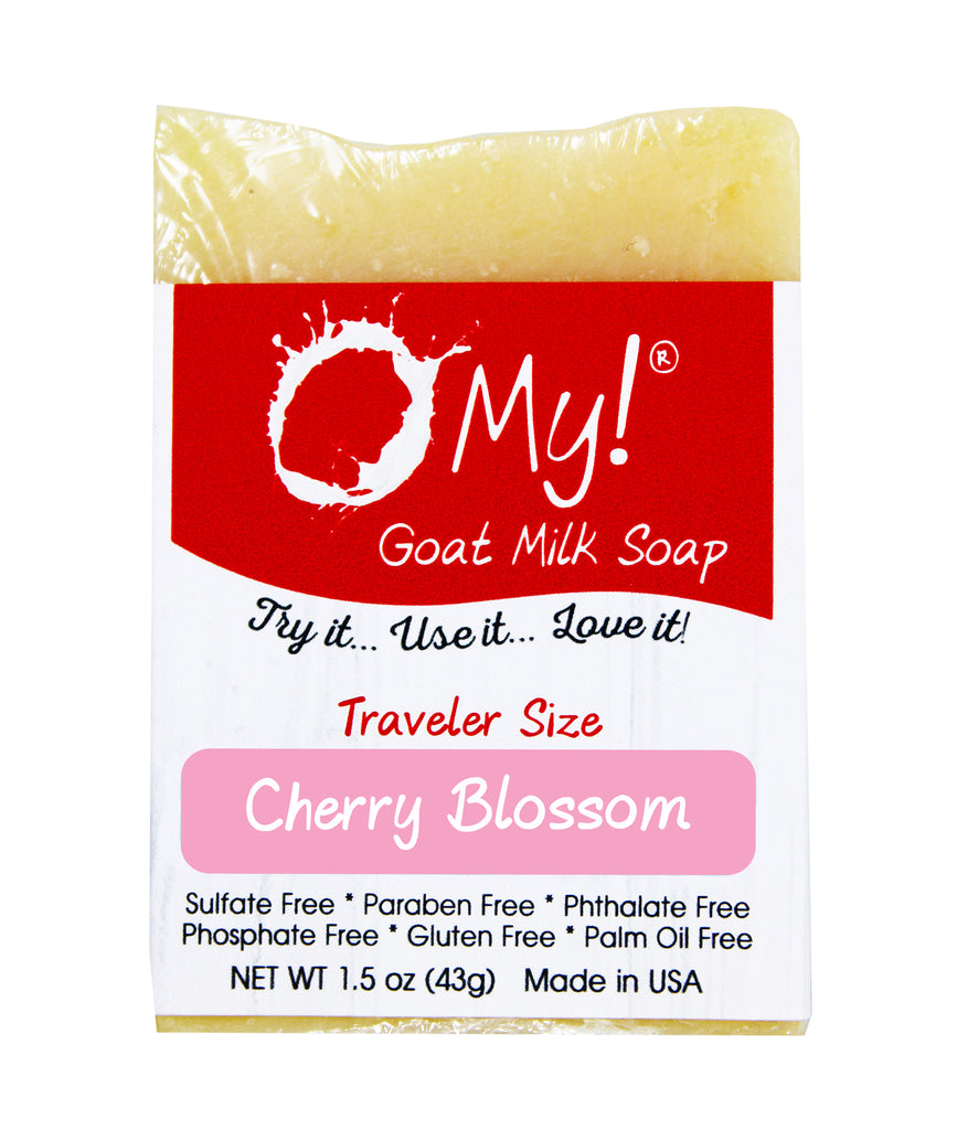 O My! Goat Milk Traveler Soap Bar Cherry Blossom