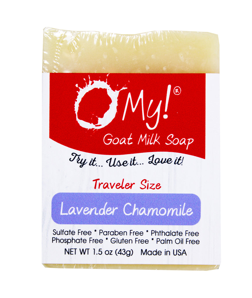 O My! Goat Milk Traveler Soap Bar Lavender Chamomile