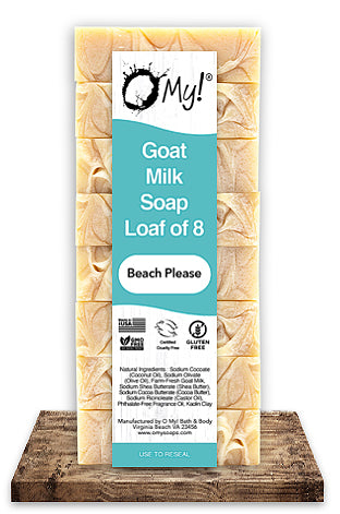 O My! Bulk Up Soap Loaf of 8 Bars Beach Please