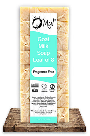 O My! Bulk Up Soap Loaf of 8 Bars Fragrance Free
